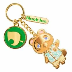 Bioworld Nintendo Animal Crossing Tom Nook Metal Keychain