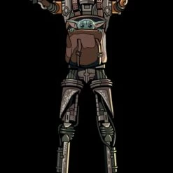 FiGPiN Star Wars The Mandalorian IG-11 With The Child