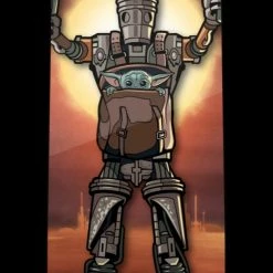 FiGPiN Star Wars The Mandalorian IG-11 With The Child