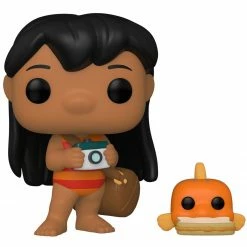 Funko Disney Lilo & Stitch Lilo W/Pudge Pop! Vinyl Figure