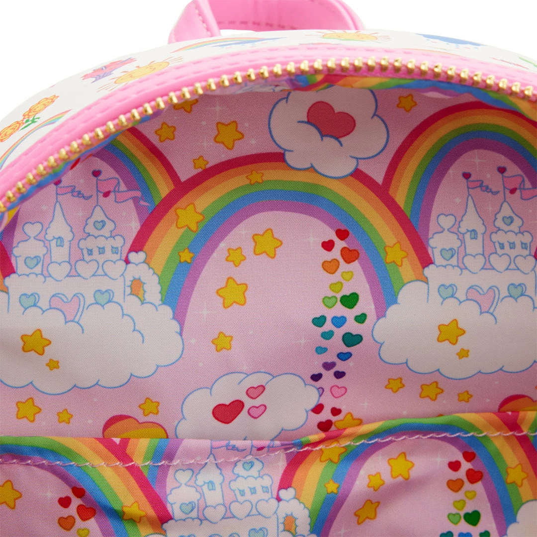 Pre-orders/Coming Soon (COMING SOON) Loungefly Care Bears Stare Rainbow Mini Backpack