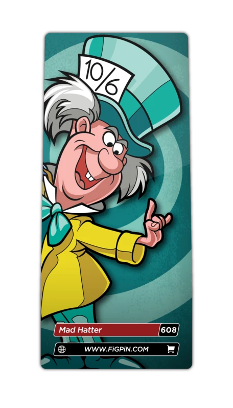 FiGPiN Disney Alice In Wonderland Mad Hatter Limited Edition