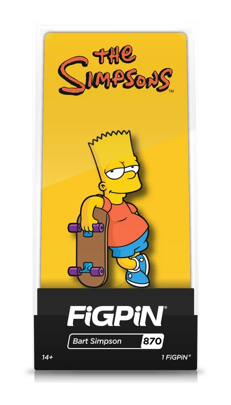 FiGPiN The Simpsons Bart W/Skateboard