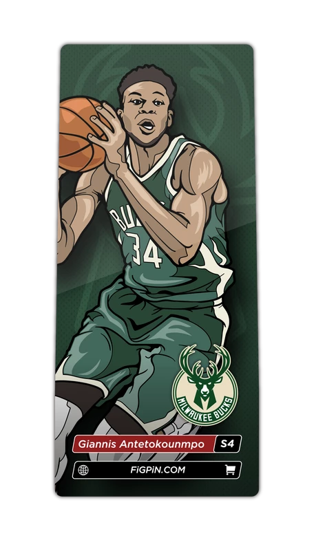 FiGPiN NBA Milwaukee Bucks Giannis Antetokounmpo