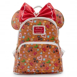 Loungefly Disney Gingerbread AOP Mini Backpack W/Ears Headband Set