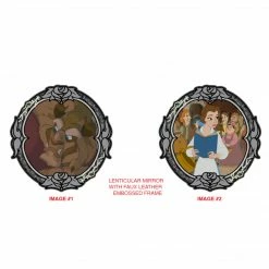 Loungefly Disney Villains Scene Beauty And The Beast Gaston Lenticular Mini Backpack