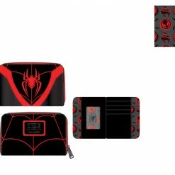 Pre-orders/Coming Soon (COMING SOON) Loungefly Marvel Spider-man Miles Morales Cosplay Wallet