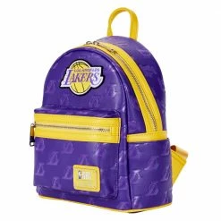 Loungefly NBA Los Angeles Lakers Logo AOP Mini Backpack