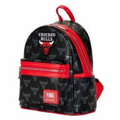 Loungefly NBA Chicago Bulls Logo Mini Backpack