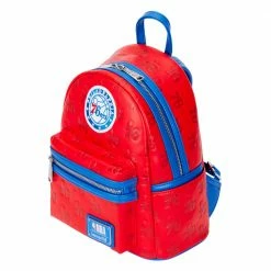 Loungefly NBA Philly 76ers Logo Mini Backpack