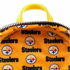 Loungefly NFL Pittsburg Steelers AOP Logo Mini Backpack