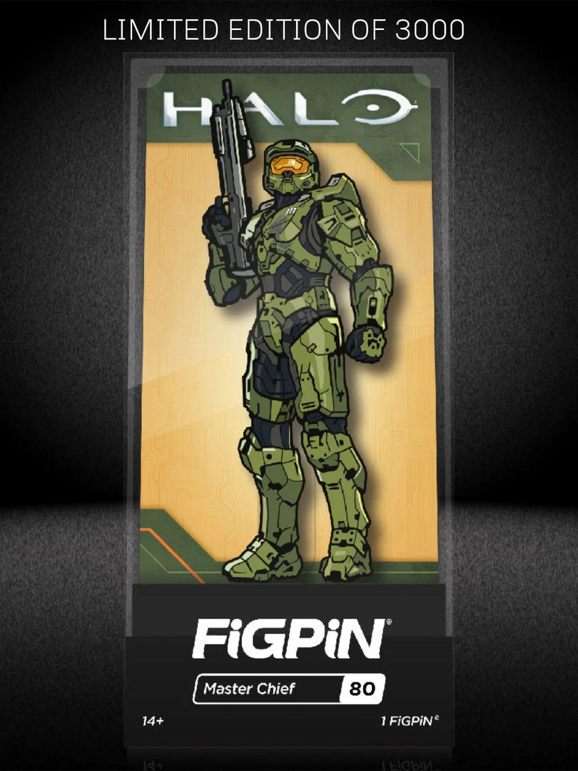 FiGPiN Xbox Halo Master Chief W/Rifle Limited Edition Of 3000