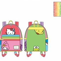 (COMING SOON) Loungefly Sanrio Hello Kitty & Friends Color Block Mini Backpack Pre-orders/Coming Soon