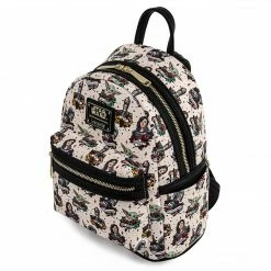 Grotto Treasures Exclusive - Loungefly Star Wars The Mandalorian Tattoo Print Mini Backpack Exclusives