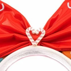 Loungefly Disney Gingerbread AOP Patent Bow Heart Ears Headband