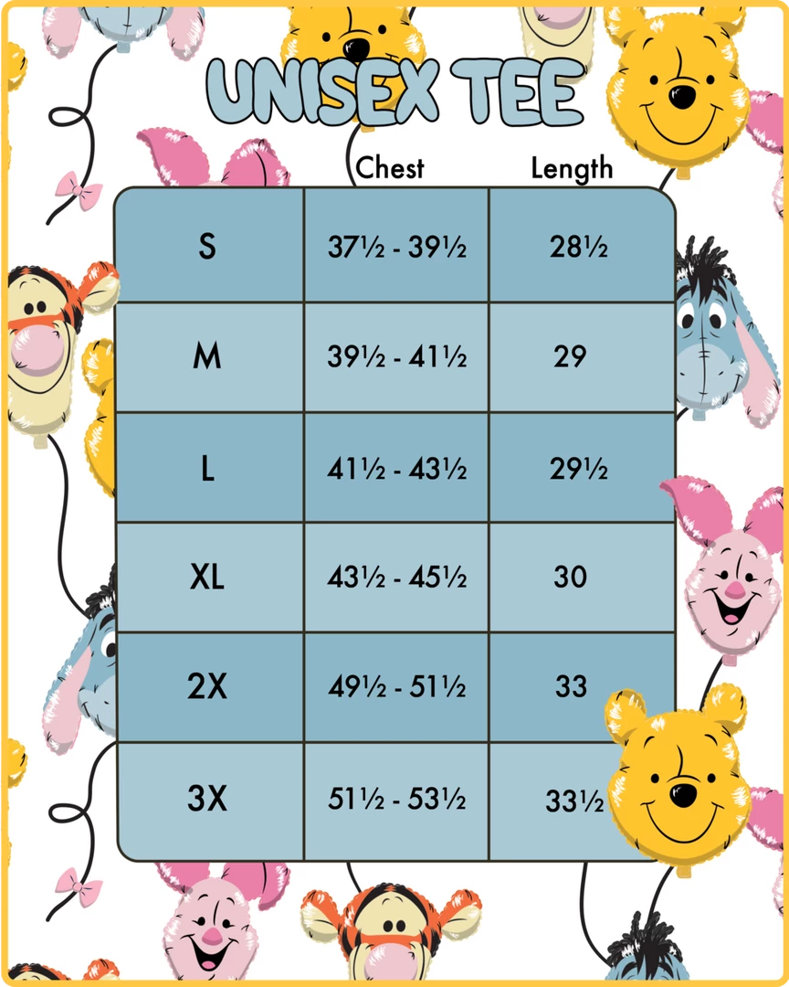 Loungefly Disney Winnie The Pooh & Friends Balloons Print Tee In Stock