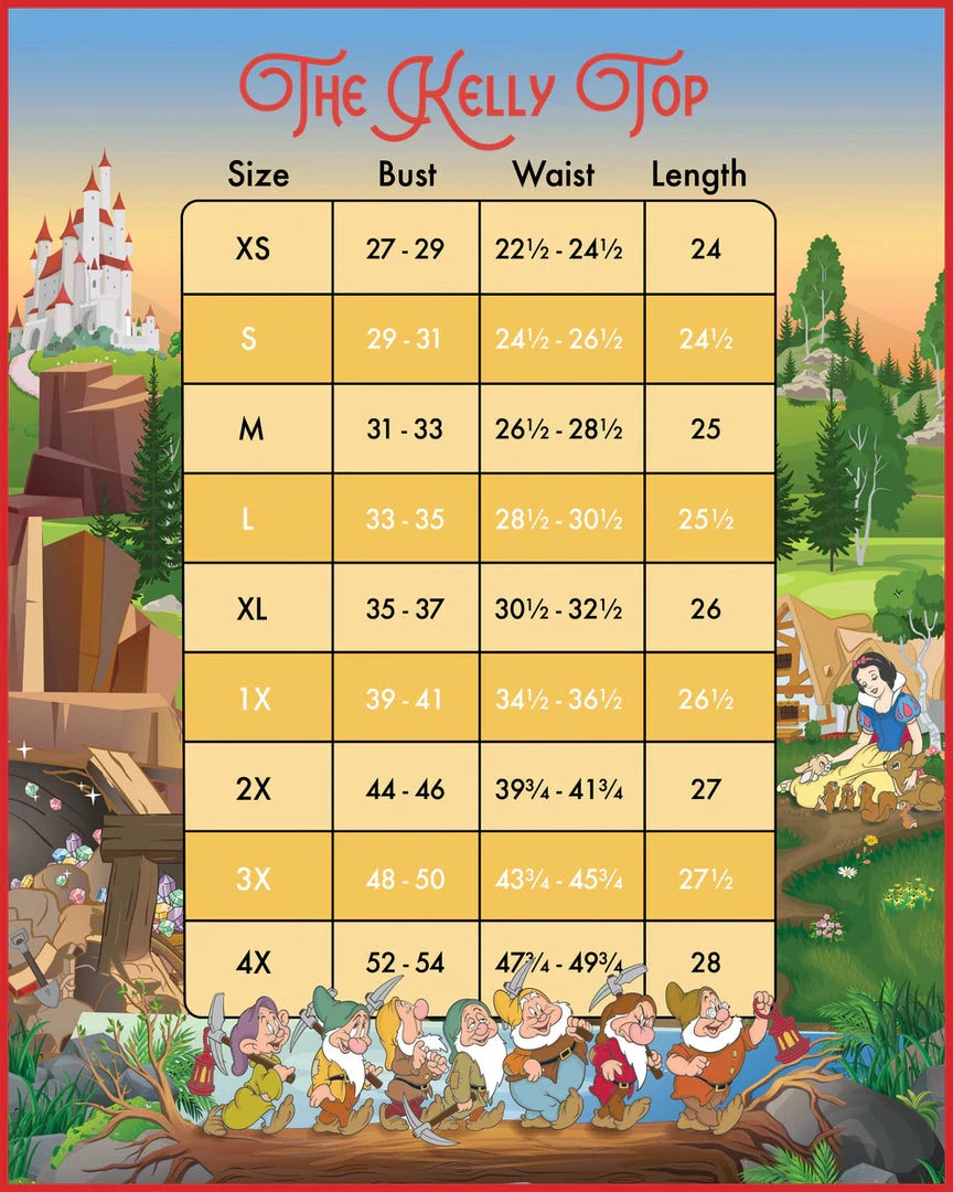 In Stock Stitch Shoppe By Loungefly Disney Snow White Fairest One Of All "Kelly" Fashion Top Shirt