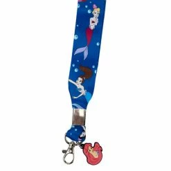 Loungefly Disney Little Mermaid With Sisters Lanyard With Cardholder